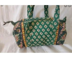 Vera Bradley small duffel in retired Greenfield pattern